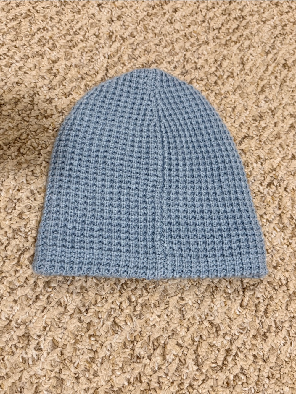TNA Light Blue Waffle Knit Beanie